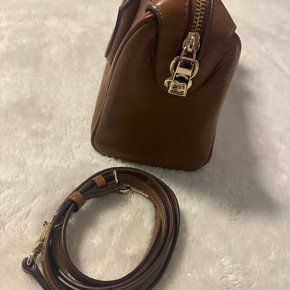 Coach Tan Leather Satchel - Picture 2 of 4